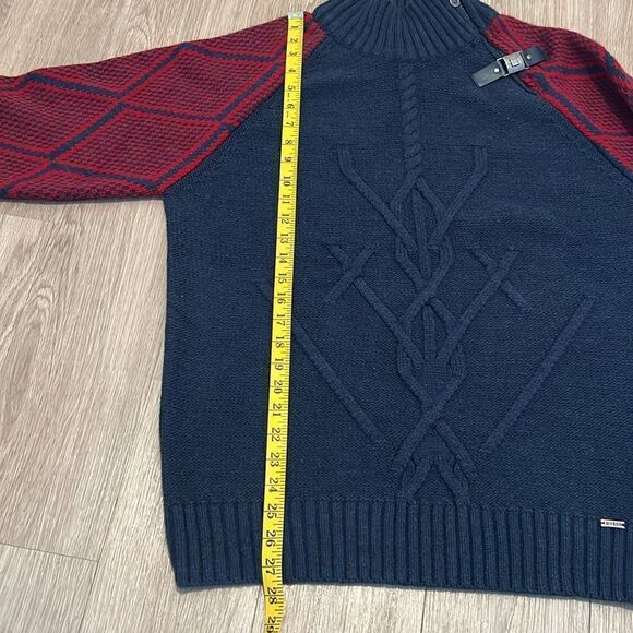 MONDO Men’s Military Style Turtleneck Sweater - Picture 16 of 16